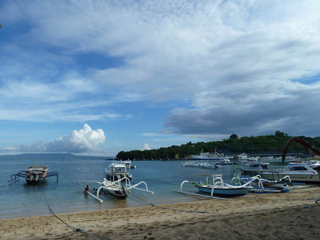 Schöner Strand auf Bali