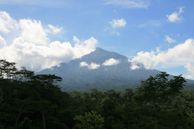 Blick auf den Gunung