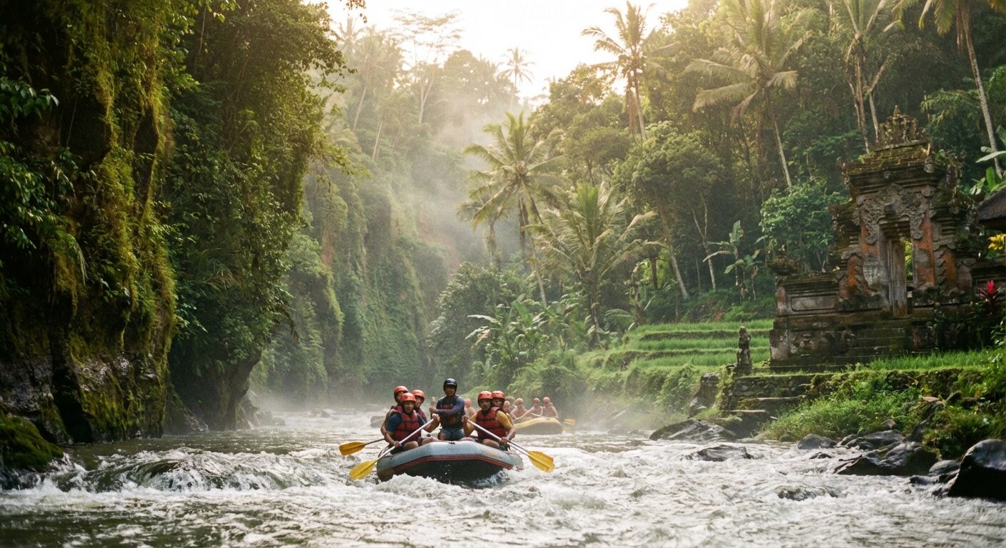 Kajak & Rafting Bali: Wildwasser-Abenteuer