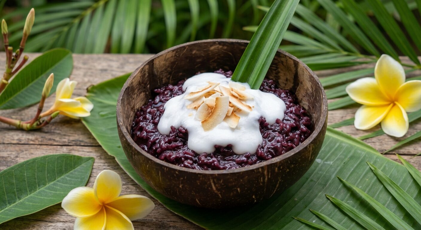 Bubuh Injin: Schwarzer Reispudding aus Bali